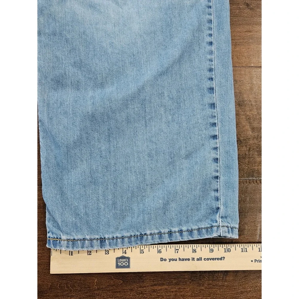 Y2K Levis 559 Relaxed Straight Mens Jeans Light Wash Denim Blue 58x32